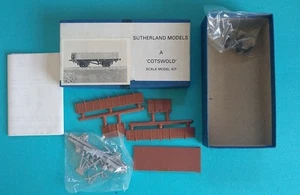 Boxed Sutherland Models 4mm OO Plastic & White Metal Kit LNER Longfit Pipe Wagon - Picture 1 of 3