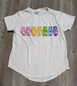 Care Bears Cream T-shirt Junior Girls Size XL (15-17) - Picture 1 of 2