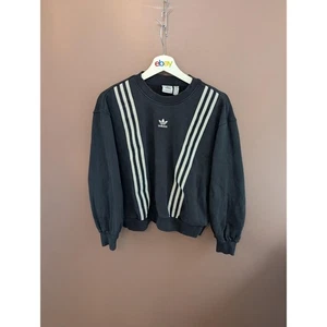 Adidas Tracksuit Set Mens XS Trefoil Crewneck Sweatshirt Jogger Pants 3 Stripes - Picture 1 of 9