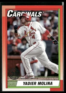 2025 Topps Yadier Molina Cardinals 1990 Topps Baseball 35th Anniversary - Picture 1 of 2