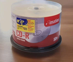 Imation 32x CD-R Spindle Imation (50-Pack) 80Min/700MB  - Picture 1 of 4