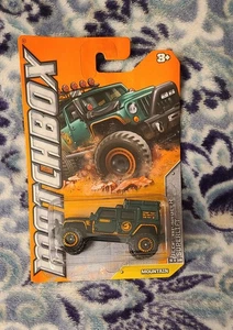 2011 Matchbox "Jeep Wrangler Superlift" Mountain 5l Of 120  Green/Orange  New - Picture 1 of 7