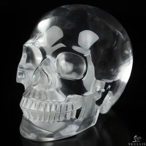 5,4" K9 Kristall handgeschnitzter Kristallschädel, realistisch, Kristallheilung - Bild 1 von 7