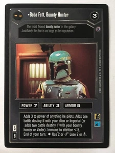 Star Wars CCG Decipher Reflections III 3 Boba Fett, Bounty Hunter Premium SWCCG - Bild 1 von 2