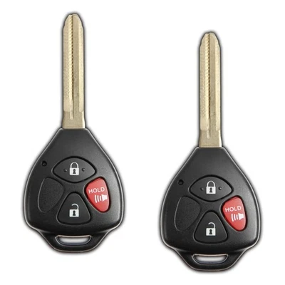 2 Key Fob Remote for 2015-2019 Toyota Yaris 3-Button (HYQ12BBY, H Chip) Foto 1 de 4