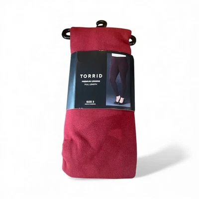 Nuevo Leggings Órrido Premium Largo Completo Helecho Rojo Talla 3 3X Foto 1 de 2