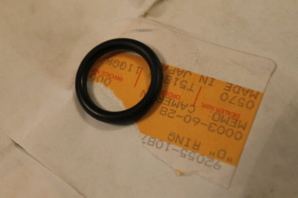 Vedação de junta de anel-O parafuso tampa superior garfo dianteiro original Kawasaki KE100 92055-1087 - Imagem 1 de 4