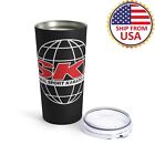 Iska International Sport Karate 20Oz Stainless Steel Black Tumbler Cup Mug