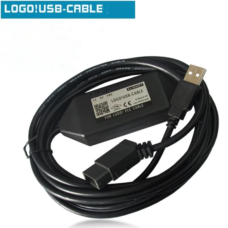 Applicable to Siemens LOGO PLC programming cable LOGO! USB-CABLE download line - Image 1 of 1