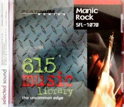 CD - Manic Rock SFl-1070 - 615 Music library - Platinum - Bild 1 von 2