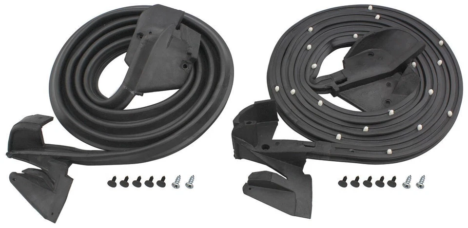 1969-72 Chevelle, Monte, Cutlass, Skylark Hardtop/Conv Door Weatherstrip, Pair - Image 1 of 1