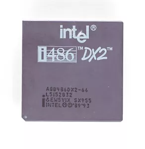 Socket 1 Processor - Intel 80486 DX2-66 - SX955 - 80486 - TESTED - Picture 1 of 2
