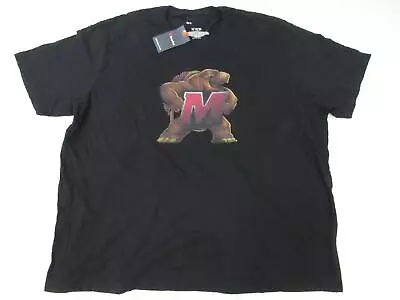 New University of Maryland Terrapins Mens Size 3XL-Big 3XLarge-Big Black Shirt - Image 1 of 3