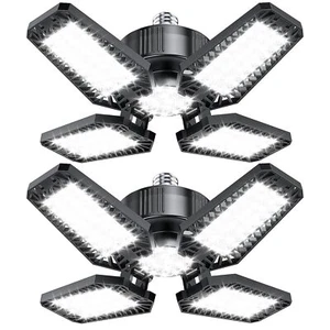 Garage Light 2 Pack 120W, 12000LM LED Lights for Garage Basement Barn Lights - Picture 1 of 7