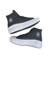 Converse Chuck Taylor All Star Move Shoe Sneakers Grey Women’s Size 7 A01344C - Picture 1 of 6