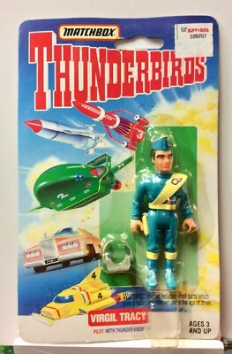 Matchbox Thunderbirds Virgil Tracy With Thunder Visor 1994 NO. 41750 Toy Figure - Image 1 of 4