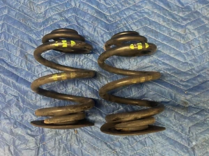 ๐ 99-03 BMW 330ci 330i 325i 325ci E46 Rear Suspension Coil Spring Set w Pads - Picture 1 of 5