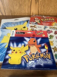Offizielle Pokemon Merchandise. Temp Tattoos, statisches Festhalten + Druckdekorationen - Bild 1 von 6
