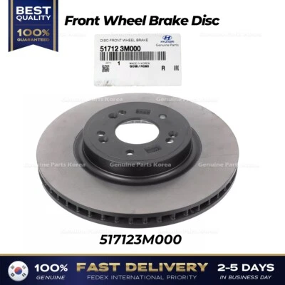 ⭐Genuino⭐ Disco de freno de rueda delantera 517123M000 para Hyundai Genesis Foto 1 de 4
