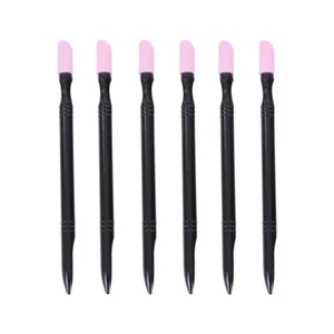 6 Pcs Carving Rod Push Nail Scrubber Cleaning Cuticle Stick File Buffer - Picture 1 of 12