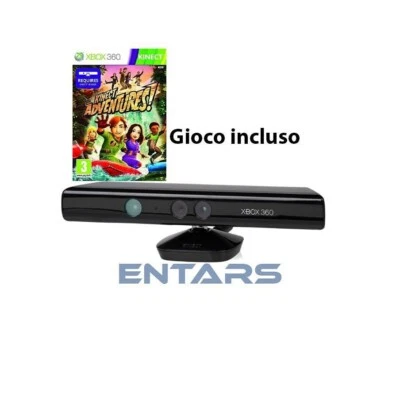 Sensore Kinect Xbox 360 Microsoft Originale + Gioco Kinect Adventures - Image 1 of 4