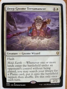 Deep Gnome Terramancer NM Battle for Baldur's Gate MTG FREE SHIPPING