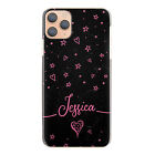 Personalised Initial Phone Case;pink Star Marble Hard Cover For Sony Xperia