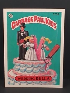 Hochzeit Bella 1987 Topps Garbage Pail Kids Serie 8 #323B EX - Bild 1 von 2