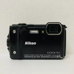Nikon Digital Camera COOLPIX W300 Black Waterproof 30m Shock Resistant 2.4m - Picture 1 of 1
