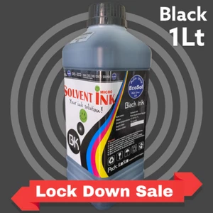 1000ml BLACK Eco Solvent Ink for Roland Mimaki Agfa SOLJET Versa printer 1Lt. - Picture 1 of 7