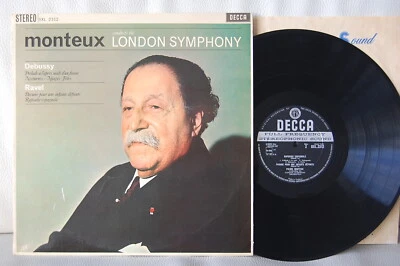 DECCA SXL 2312 Debussy Ravel MONTEUX Prélude Nocturnes LSO NM WBG ED1 UK 1962 LP - Image 1 of 4