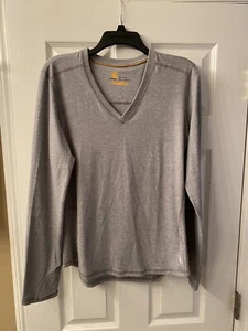 Carhartt V-Neck XL Pull Over Langarm Grau Herren - Bild 1 von 6