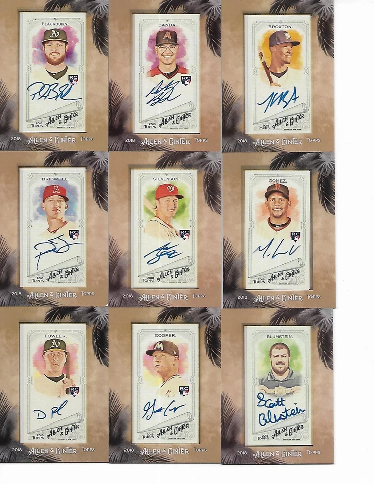 2018 Allen Ginter Auto Andrew Stevenson - Image 1 of 1