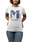 T-shirt à manches courtes unisexe coloré kiMaran Monogram "M" MEU AMOR ETERNO