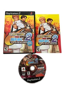 Capcom vs. SNK 2: Mark of the Millennium PS2 2001 completo con manuale testato CIB - Foto 1 di 3