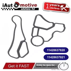 Filtre Huile Moteur Joint Boîtier Refroidisseur Set Pour BMW E82 E90 E60 X1 X3 - Picture 1 of 12
