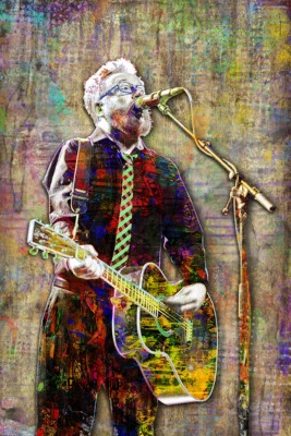 FLOGGING MOLLY 20x30in Poster, Dave King of Flogging Molly Tribute Free Shipping - Image 1 of 4