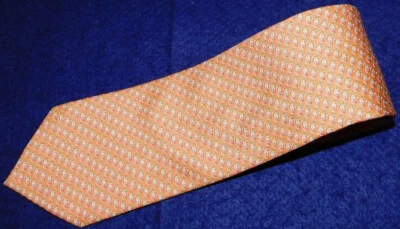 CORBATA CON MOTIVO DE PATO NARANJA/AZUL/BLANCO VINEYARD VINES HECHA EN EE. UU. - CORBATAS DE DISEÑADOR. Foto 1 de 3