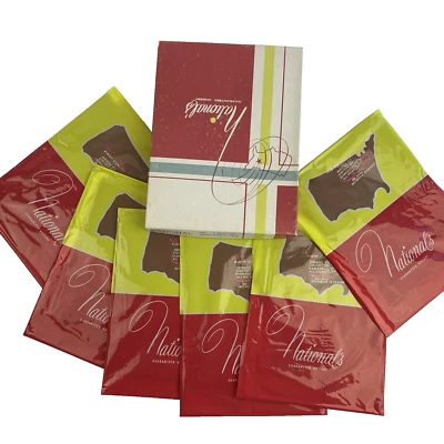 NOS Vtg 6 Pair National's Guaranteed Hosiery Thigh-Hi Nylons Stockings Size 9.5 - Image 1 of 4
