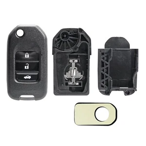 3Button Car Remote Key Shell For Honda Civic City Accord Jazz HRV CRV 2013-2016 - Picture 1 of 8