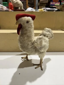 STEIFF HAHN FRÜHE 900 GELENK MOHAIR WEISS LEBENSGROßE - Bild 1 von 10