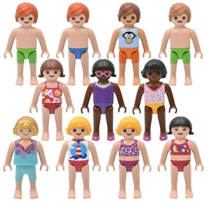 Playmobil child boy girls beach outdoor pool pool - Picture 1 of 6