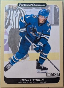 2023-24 Parkhurst Champions #87 Henry Thrun Rookie b - Bild 1 von 2