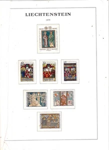 LIECHTENSTEIN, 1979, MNH, 7 Diferent Pcs., 3 Complete sets , Catal.value $44,50 - Picture 1 of 1