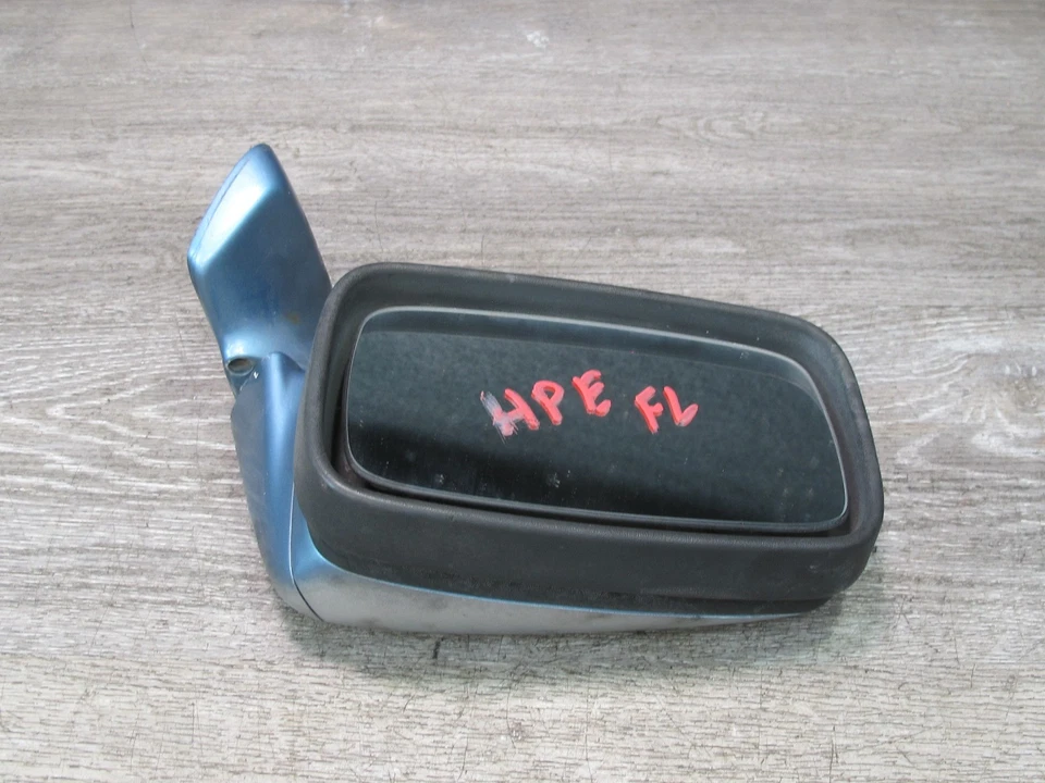 1984-1991 PORSCHE 928 S FRONT LEFT SIDE VIEW EXTERIOR DOOR MIRROR BLUE - Image 1 of 4