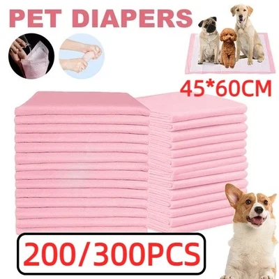 200/300x Puppy Training Pads Extra Large Dog Pet Cat Pee Wee Poo Woo Sheets Pads