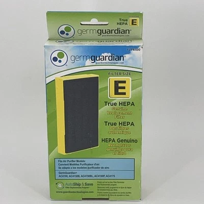 GermGuardian FLT4100 HEPA Filter E for AC4100 AC4175 AC4150BLCA Air Purifiers - Image 1 of 3