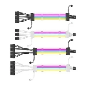 Braided ATX3.0 Sleeved Extension Cable 16AWG Sleeved High-Power Cable Accessory - Photo 1/12
