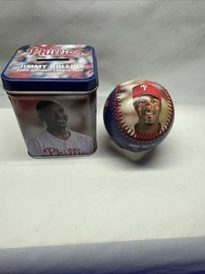 Jimmy Rollins 2008 SGA, '07 NL MVP Ball And Tin Bank, Top Zustand - Bild 1 von 4
