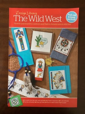 Native American / Wild West Mini Cross Stitch Charts x 46 *from a magazine* - Image 1 of 4